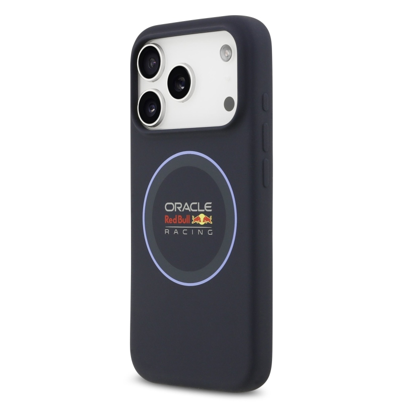 Red Bull Silikónový zadný kryt MagSafe Blue Ring pre iPhone 17 Pro Navy
