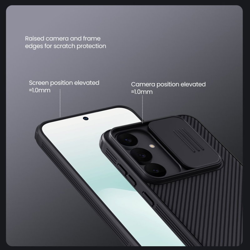 Nillkin CamShield PRO Magnetický zadný kryt pre Samsung Galaxy S25 FE Black