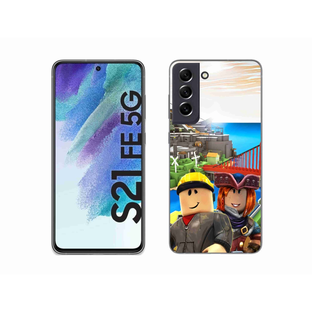 Gélový kryt mmCase na Samsung Galaxy S21 FE 5G - roblox 1