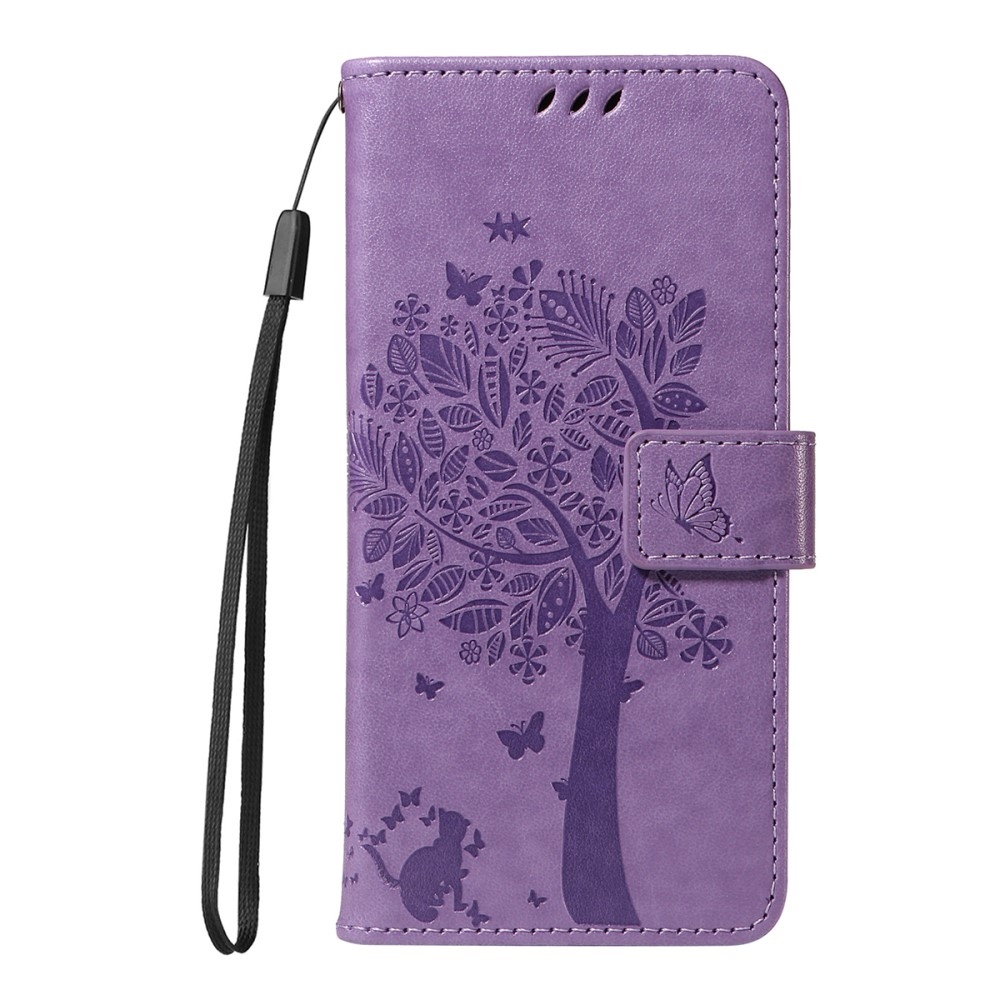Trees knižkové puzdro na Xiaomi Redmi A5 (173.45x79.35x8.45mm) - svetlofialové