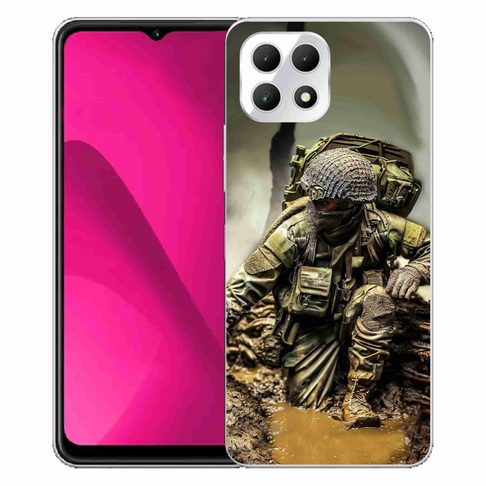 Gélový kryt mmCase na T-Mobile T Phone 2 - vojak