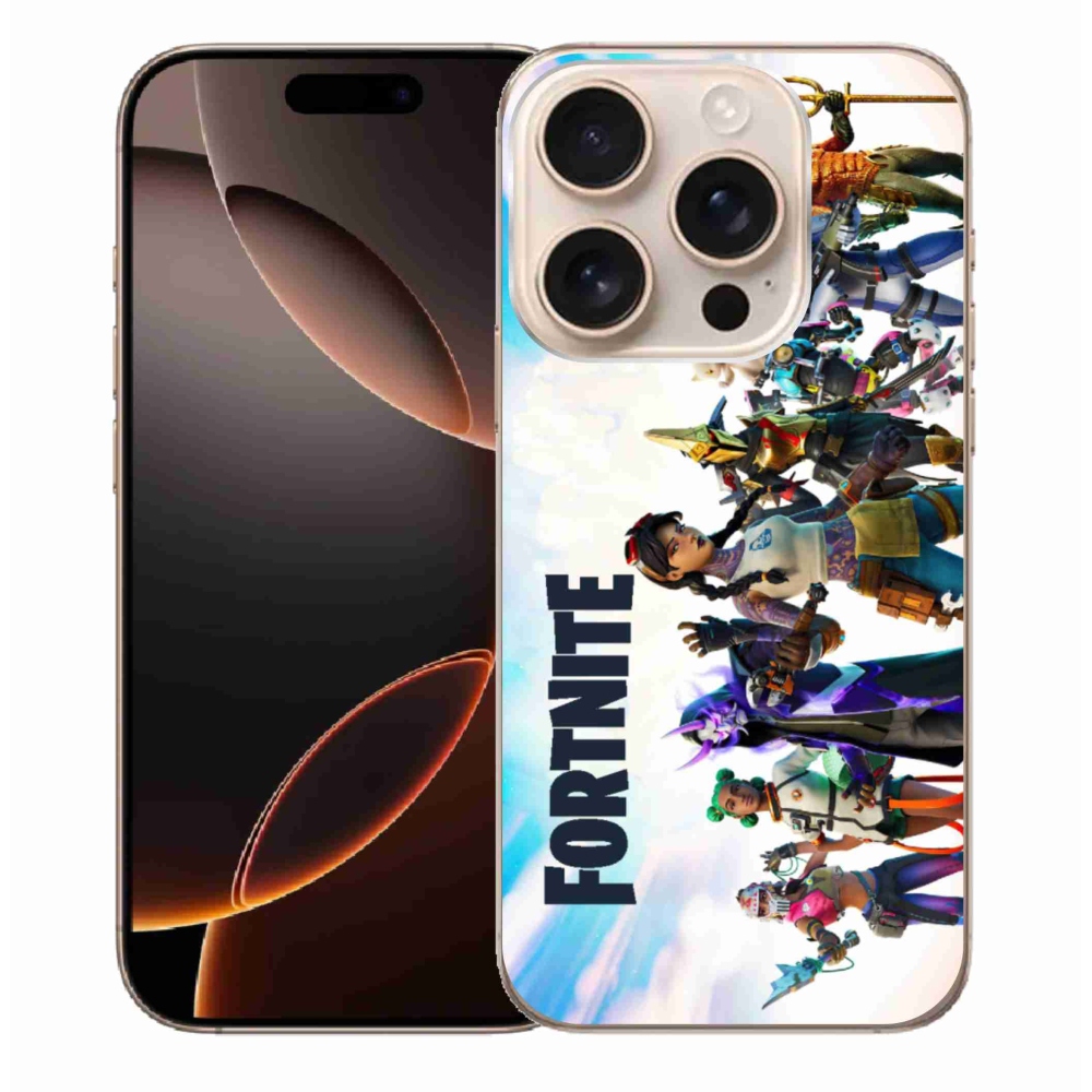 Gélový kryt mmCase na iPhone 16 Pro Max - fortnite