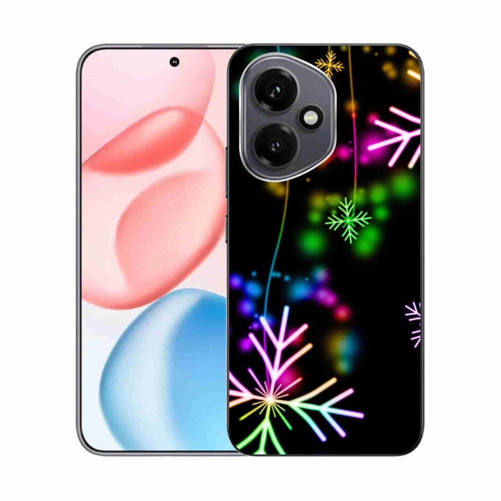 Gélový kryt mmCase na Honor 400 - farebné vločky