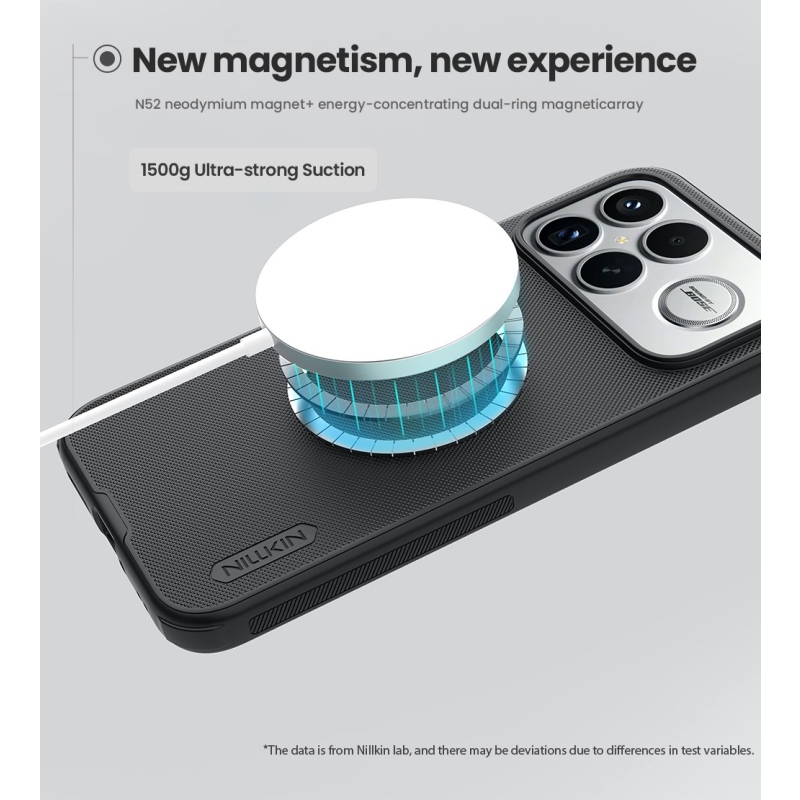 Nillkin Super Frosted PRO Magnetický zadný kryt pre Poco F8 Ultra Black