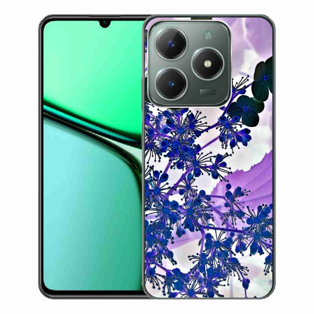 Gélový kryt mmCase na Realme C61 - kvet hortenzie