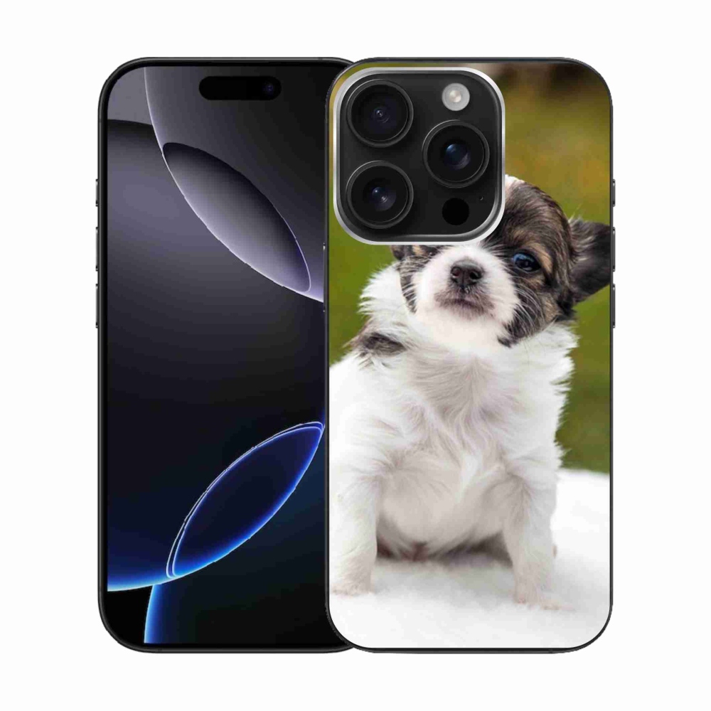 Gélový obal mmCase na iPhone 16 Pro - čivava 4