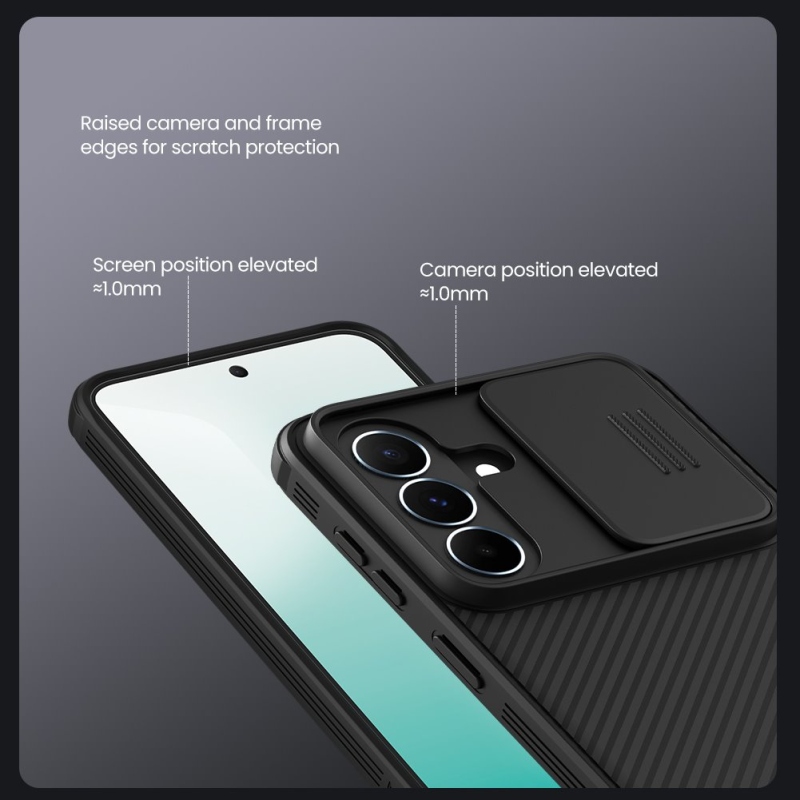 Nillkin CamShield PRO Zadný kryt pre Samsung Galaxy A37 Black