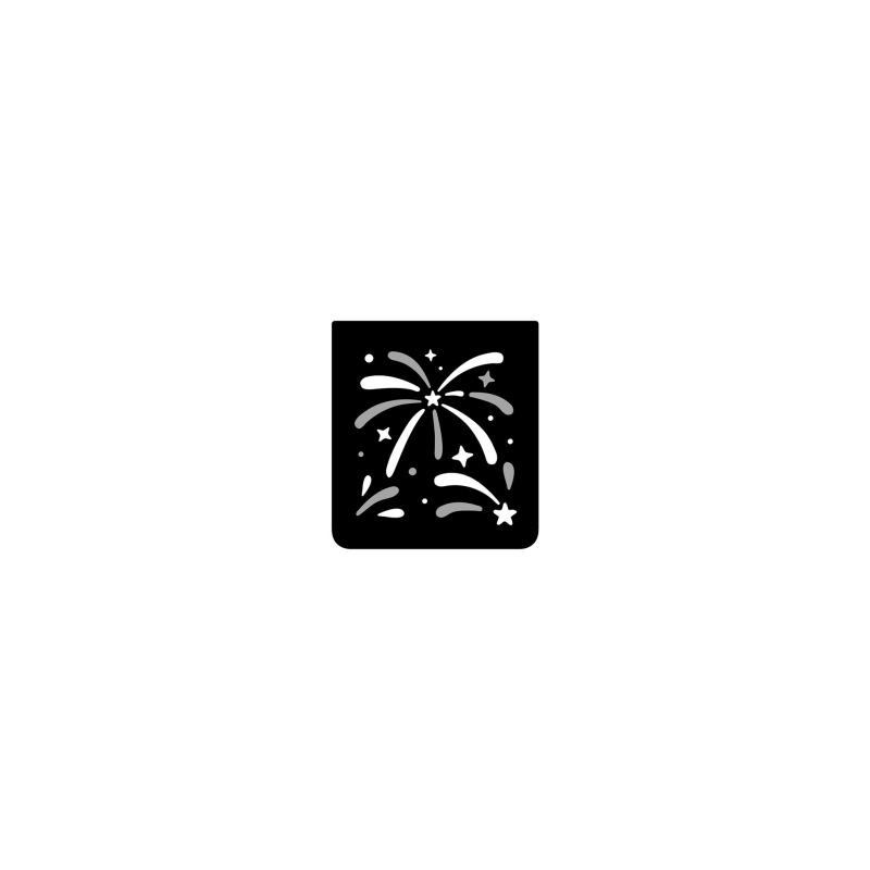 GP-FFF776CUB Samsung FlipSuit Fireworks Obal pre Galaxy Z Flip 8