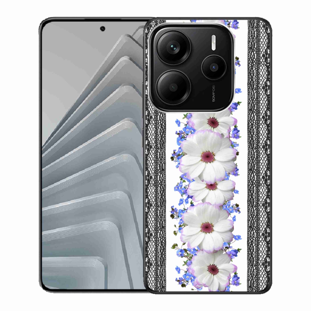 Gélový kryt mmCase na Xiaomi Redmi Note 14 5G - kvety 8