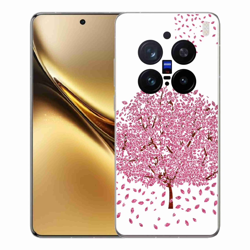 Gélový kryt mmCase na Vivo X200 Pro 5G - kreslený strom s listami