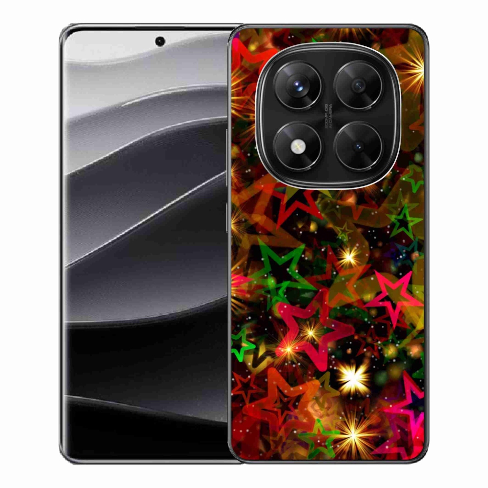 Gélový kryt mmCase na Xiaomi Redmi Note 14 Pro 5G/Poco X7 5G - farebné hviezdičky