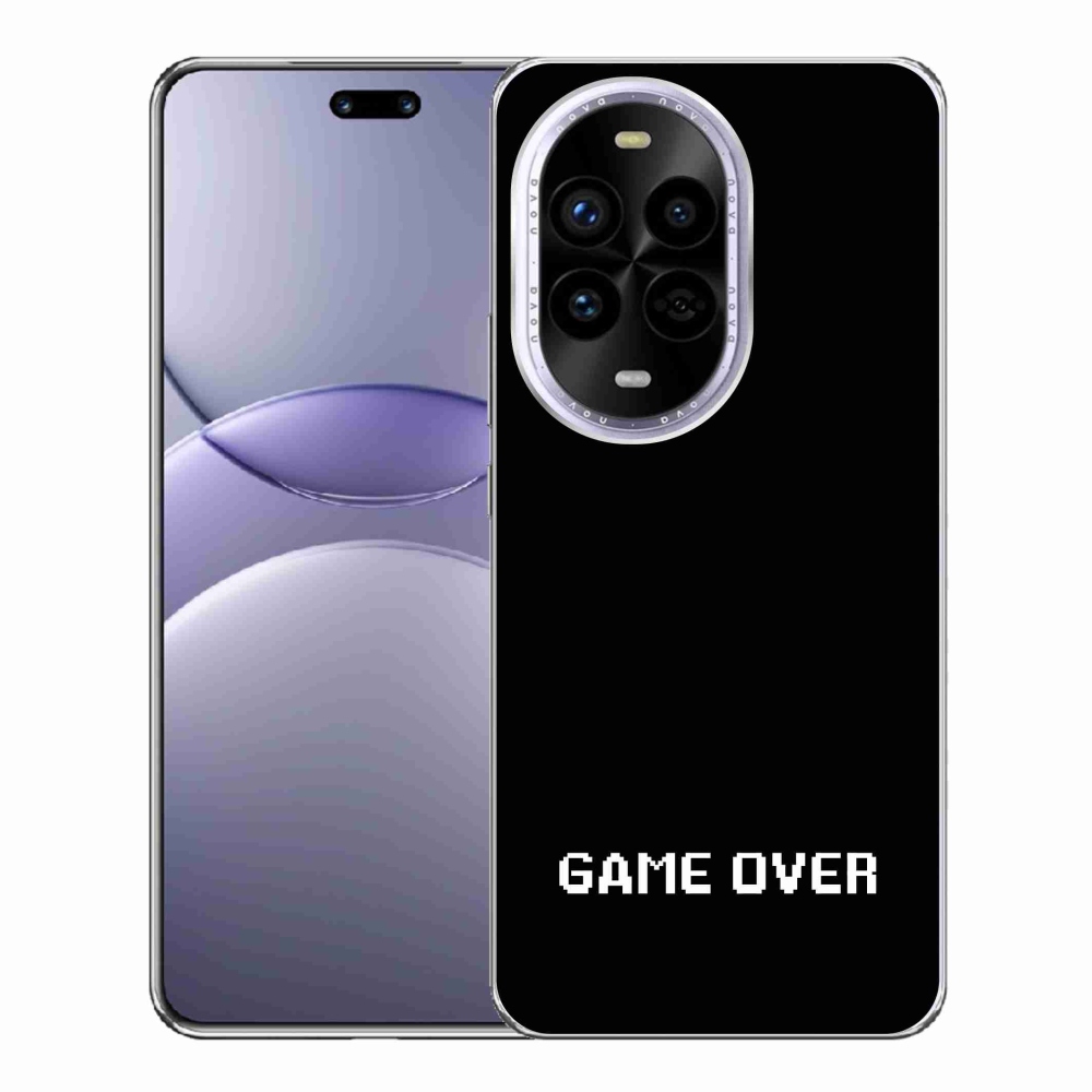 Gélový kryt mmCase na Huawei Nova 13 Pro 5G - game over čierne pozadie