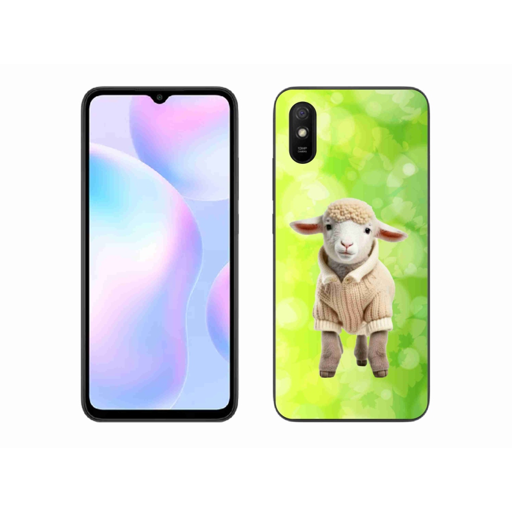 Gélový kryt mmCase na Xiaomi Redmi 9AT - jahňa vo svetri