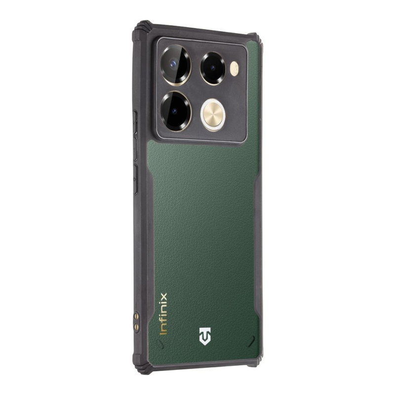 Tactical Quantum Stealth Kryt pre Infinix Note 40 Pre 4G Clear/Black