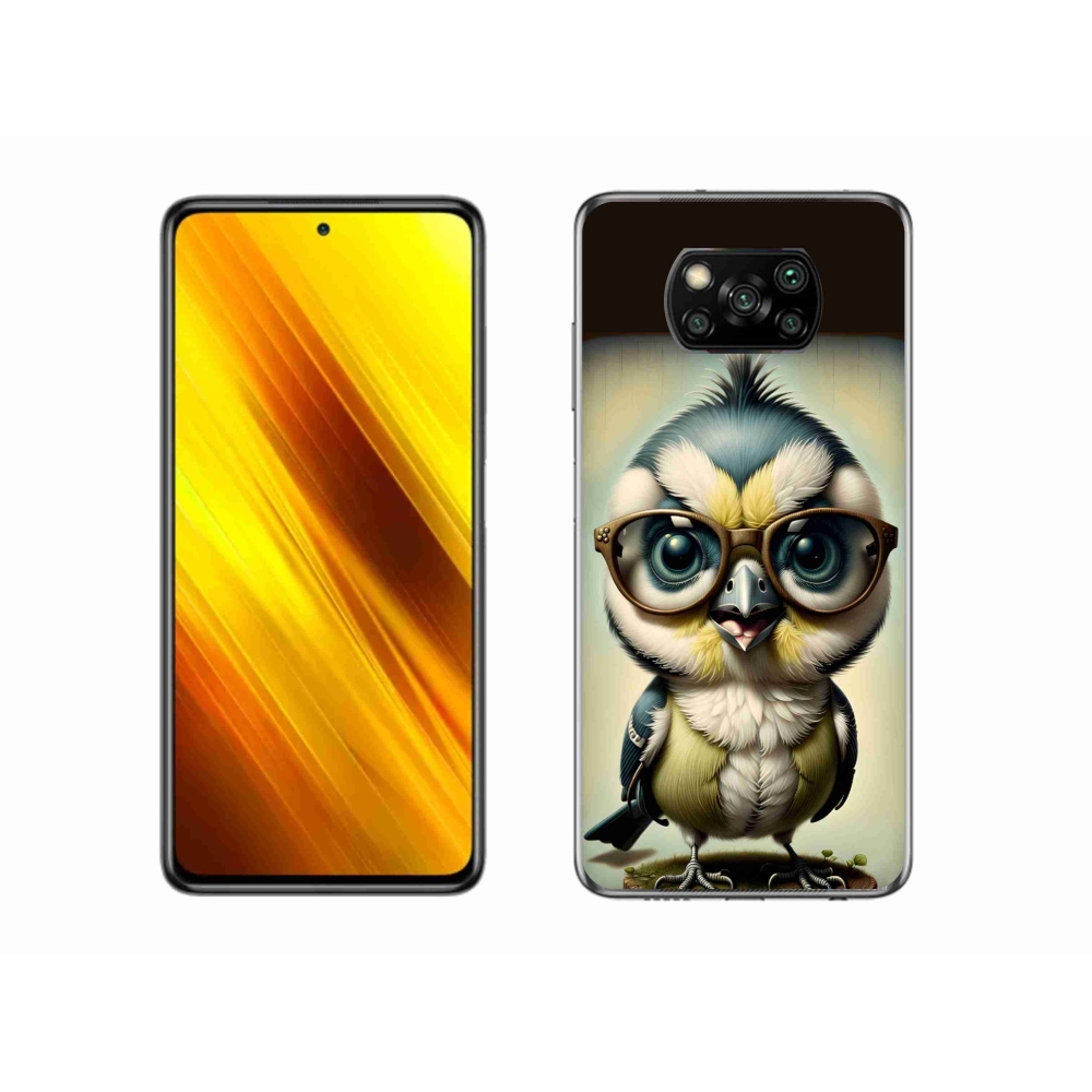 Gélový kryt mmCase na Xiaomi Poco X3 - mláďa s okuliarmi