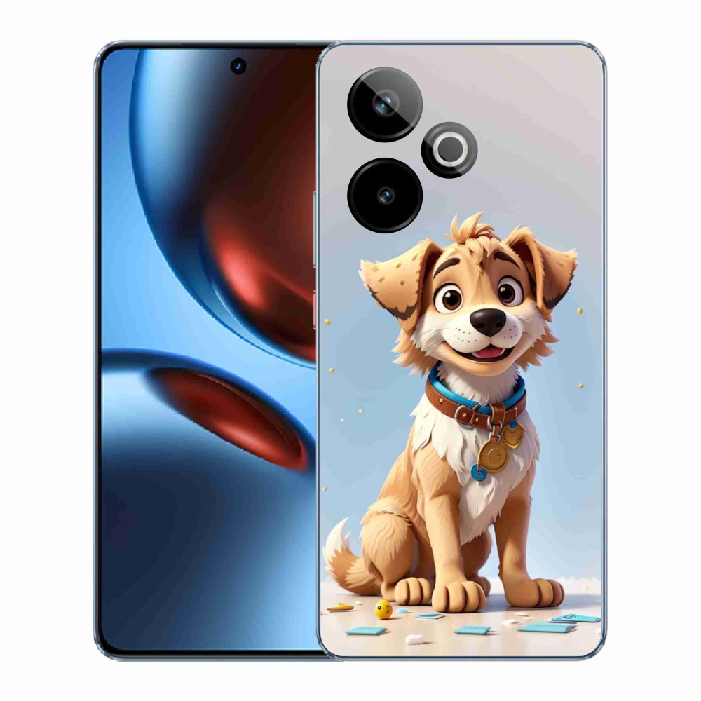 Gélový kryt mmCase na Realme GT 7 5G/GT 7T 5G - kreslené šteňa