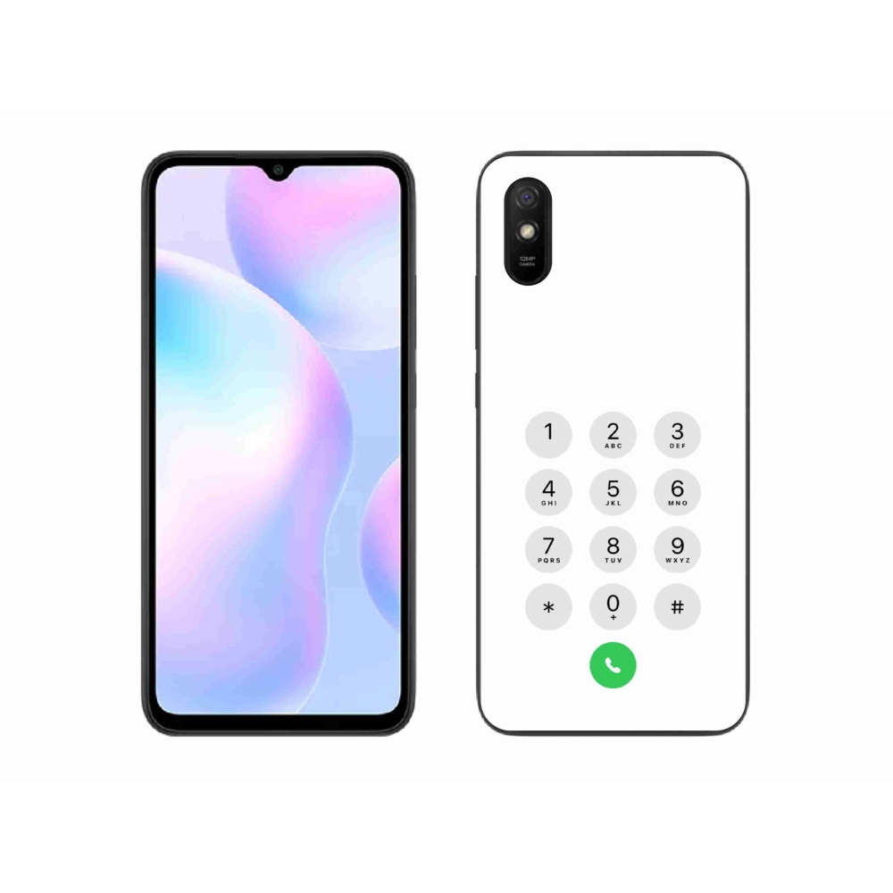 Gélový kryt mmCase na Xiaomi Redmi 9AT - biely číselník