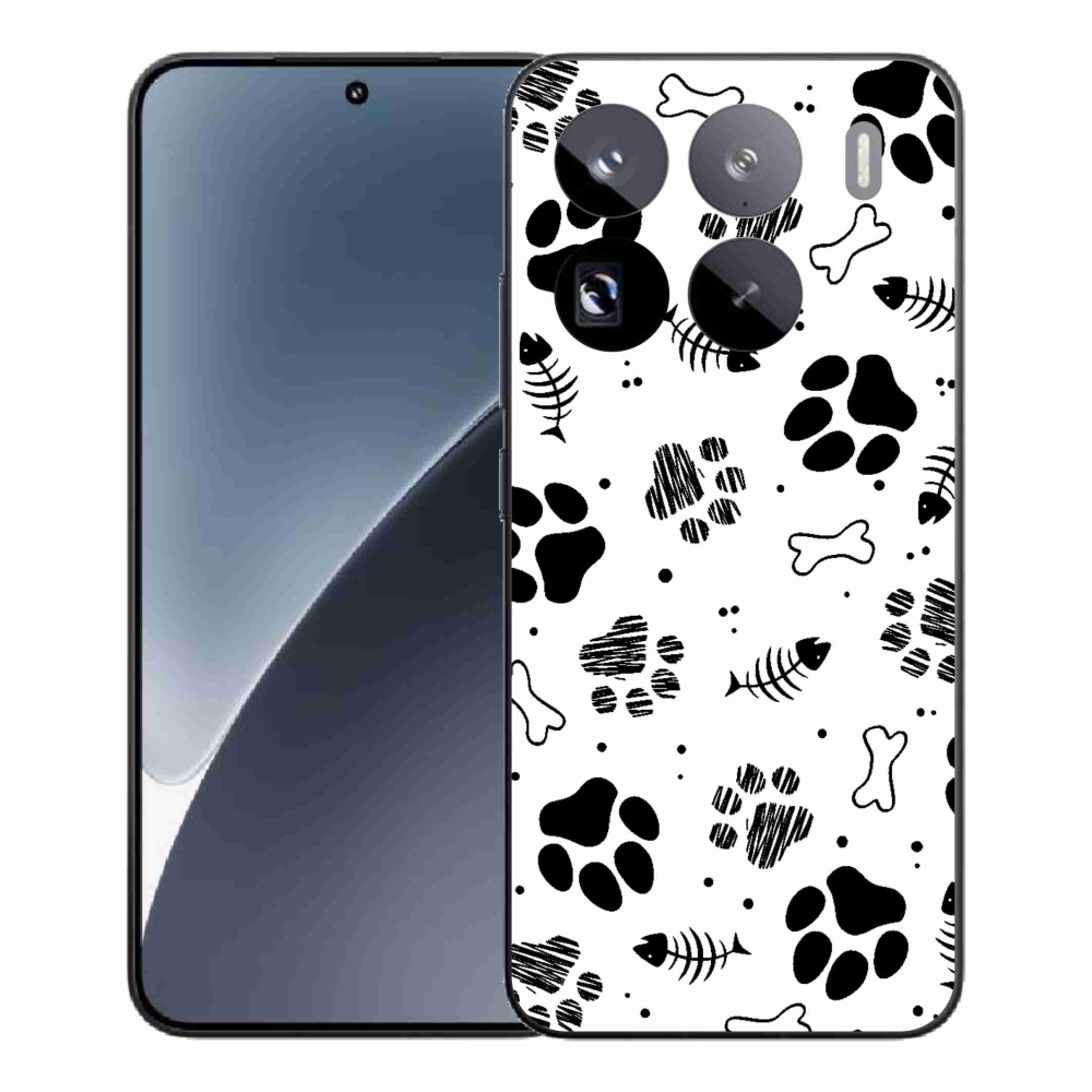 Gélový kryt mmCase na Xiaomi 15 Pro - psie labky 1