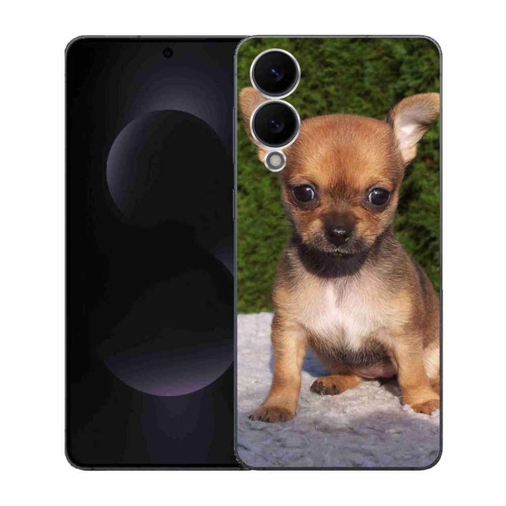 Gélový kryt mmCase na Samsung Galaxy S25 Edge - čivava 3