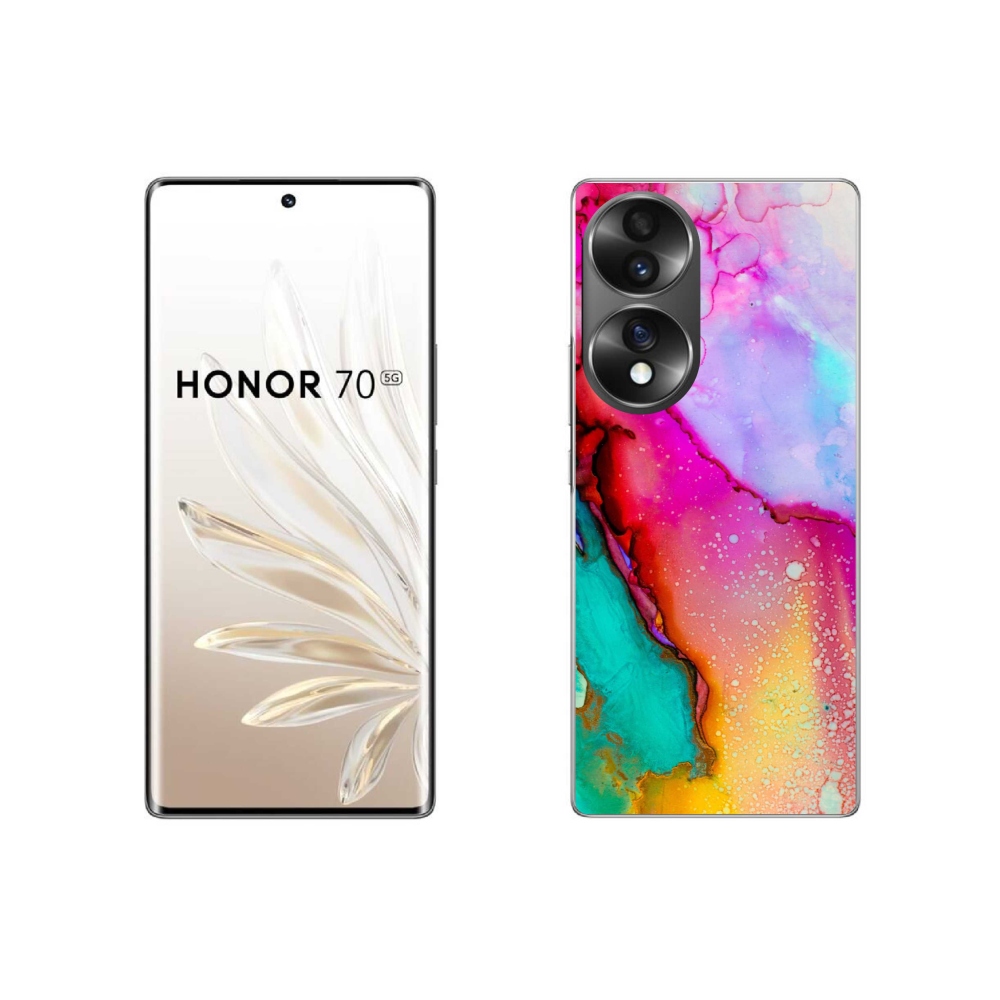 Gélový kryt mmCase na Honor 70 - abstrakt 24