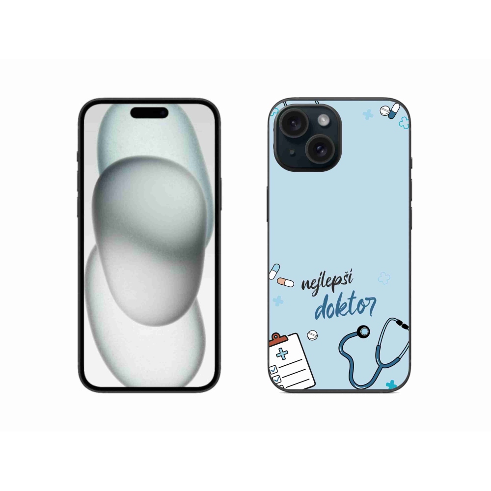 Gélový kryt mmCase na iPhone 15 - najlepší doktor