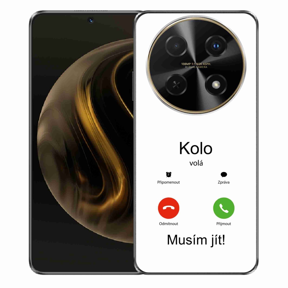 Gélový kryt mmCase na Huawei Nova 12i - bicykel volá biele pozadie