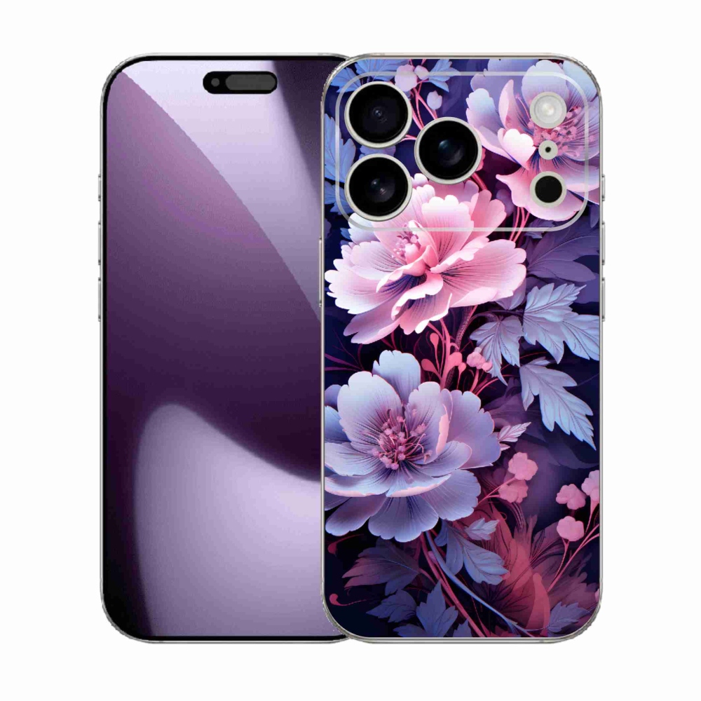 Gélový kryt mmCase na iPhone 17 Pro - kvety 11