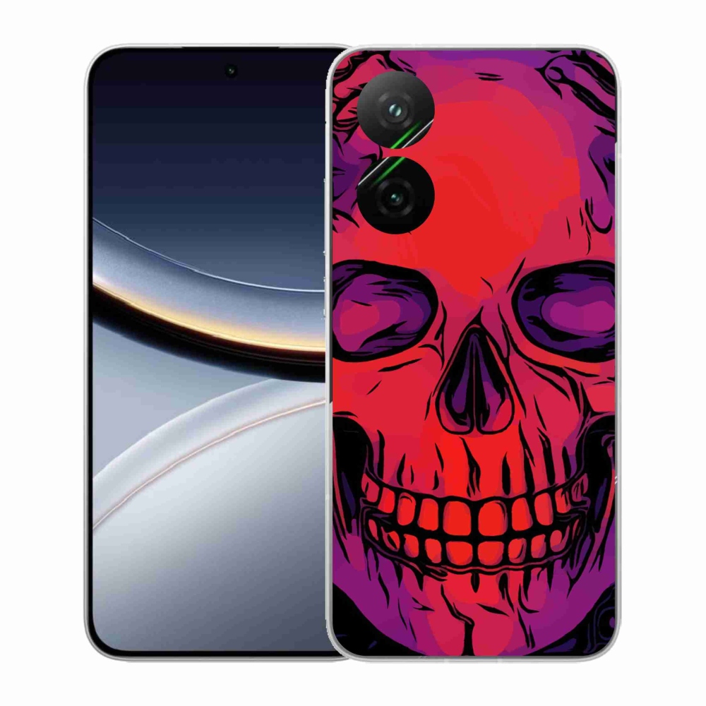 Gélový kryt mmCase na Xiaomi Poco F7 5G - lebka