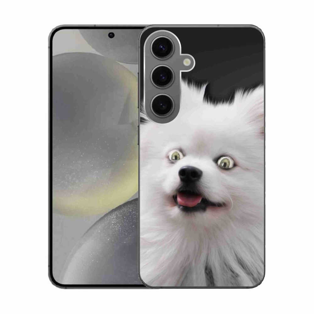 Gélový kryt mmCase na Samsung Galaxy S24 - biely špic