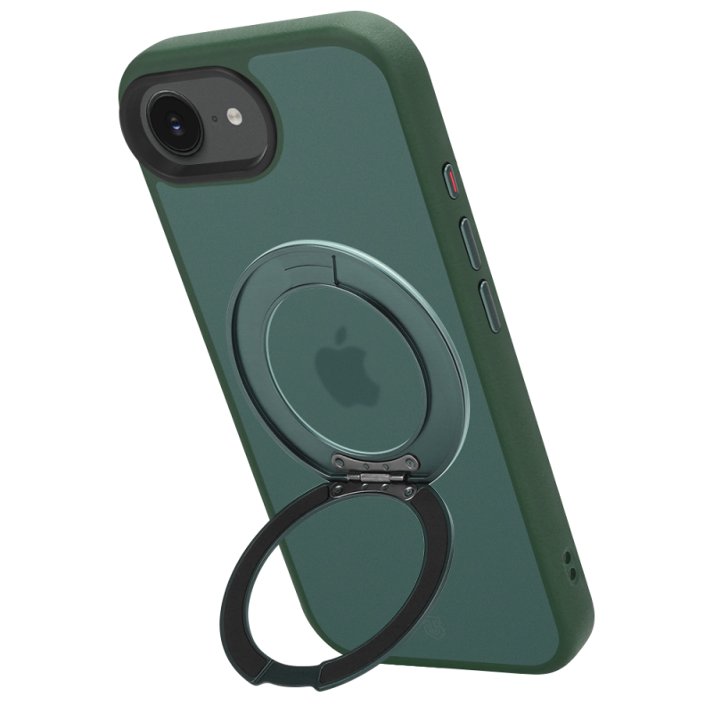 Tactical MagForce Hyperstand – puzdro pre Apple iPhone 16e/17e v farbe Forest Green