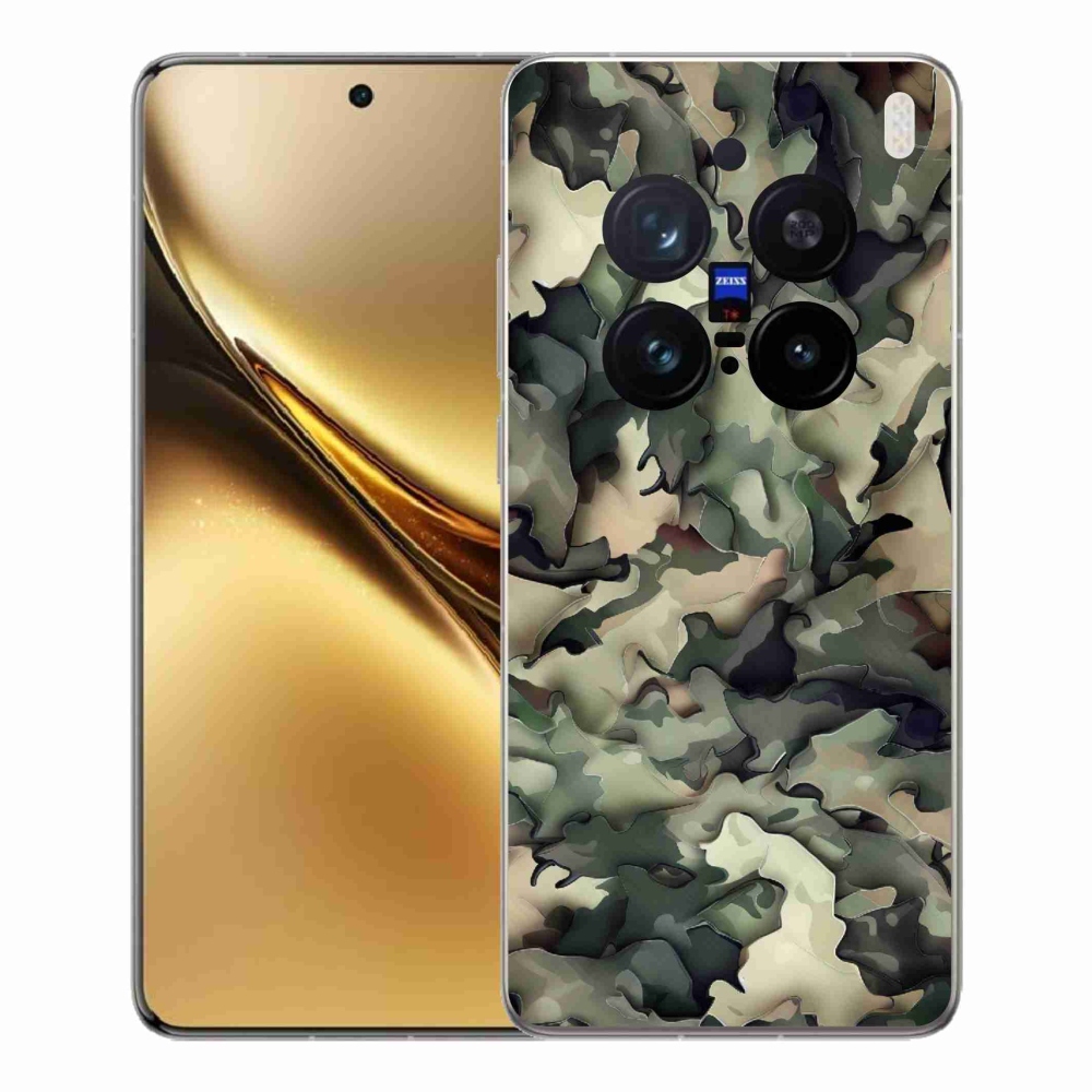 Gélový kryt mmCase na Vivo X200 Pro 5G - maskáčový vzor 9