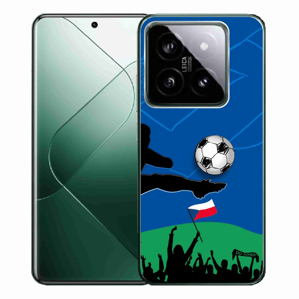 Gélový kryt mmCase na Xiaomi 14 Pro - fanúšikovia futbalu