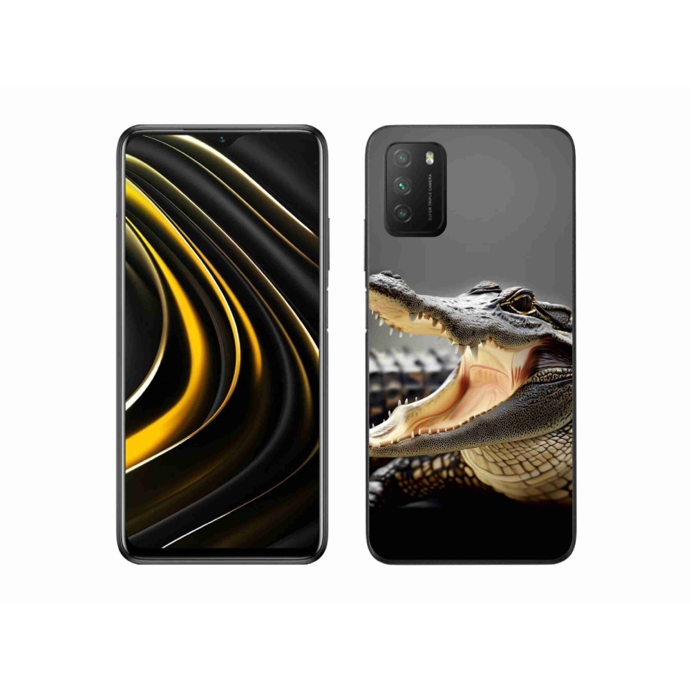 Gélový kryt mmCase na Xiaomi Poco M3 - krokodíl