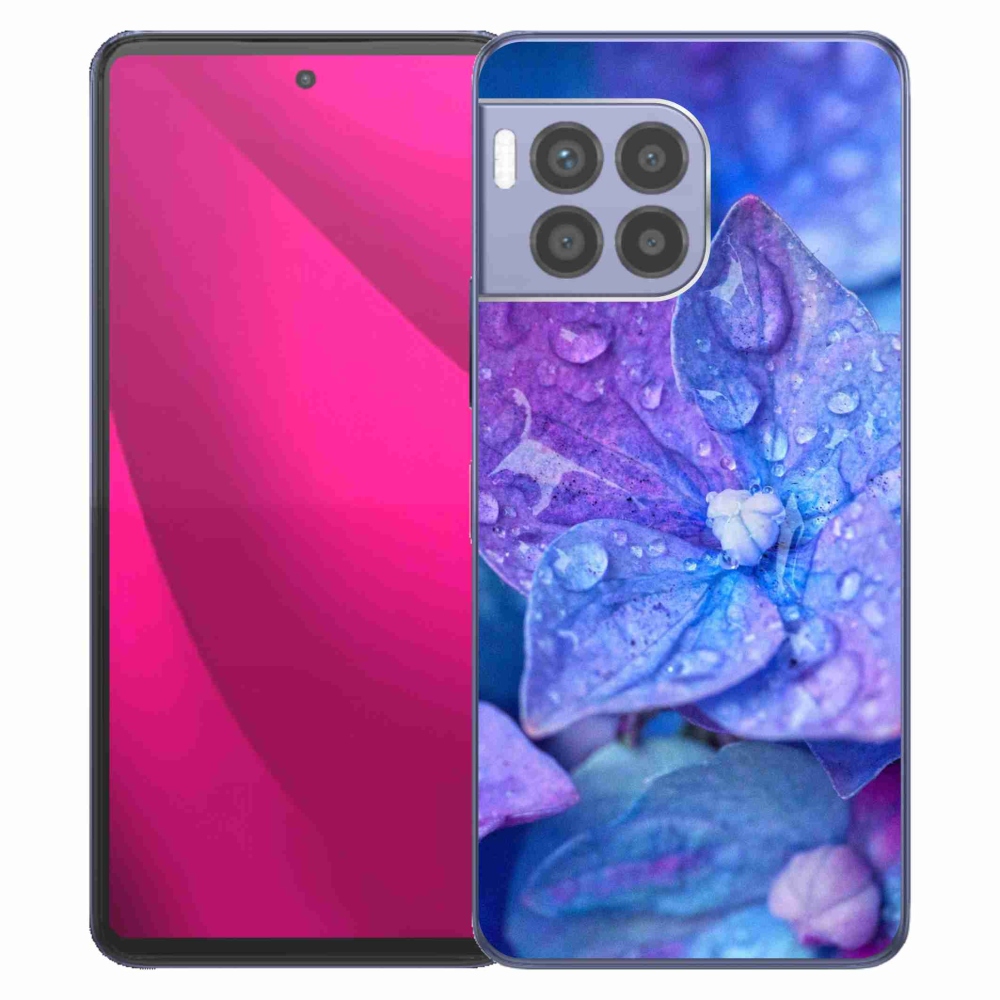 Gélový kryt mmCase na T-Mobile T Phone 2 Pro - fialový kvet