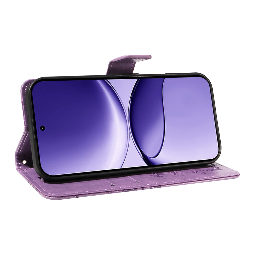 Big Butterfly knižkové púzdro na Xiaomi Poco F7 5G - fialové
