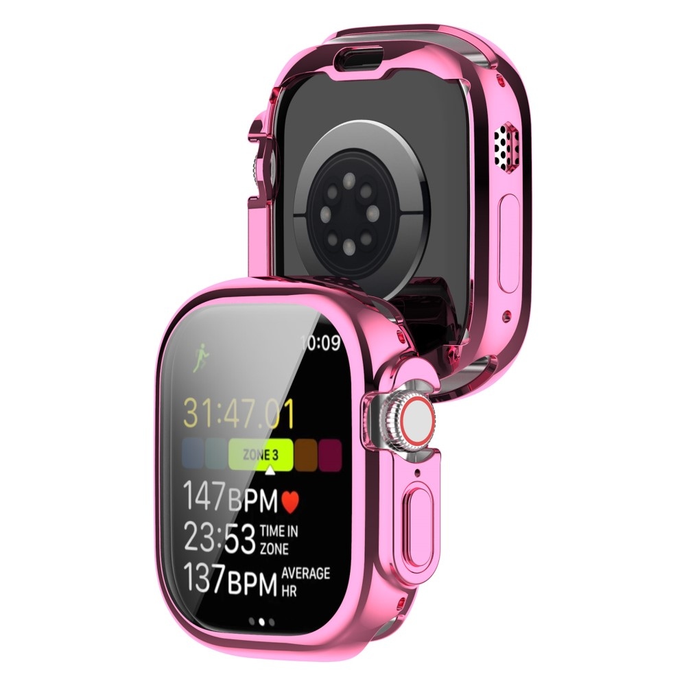 Soft nasadzovacie gélové ochranné púzdro pre Apple Watch Ultra/Ultra 2 49 mm - ružové