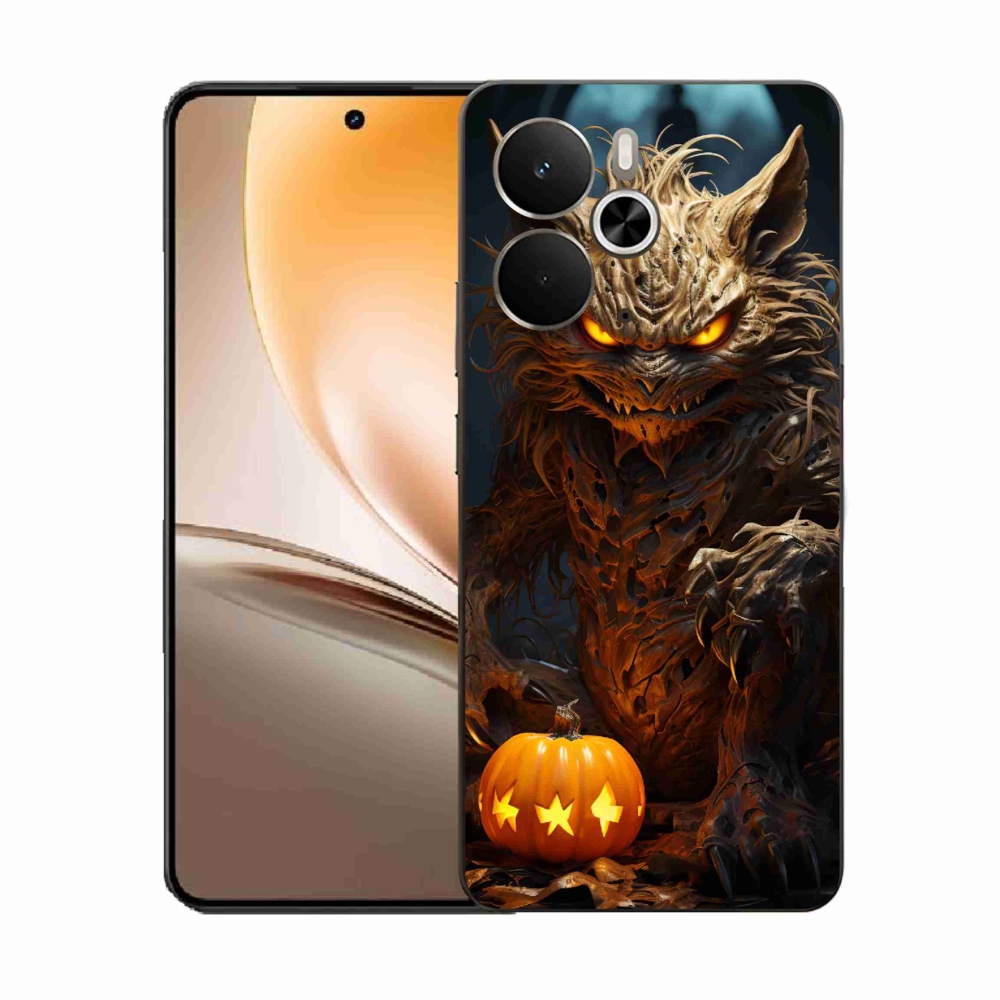 Gélový kryt mmCase na Realme 14 5G - halloweenska príšera