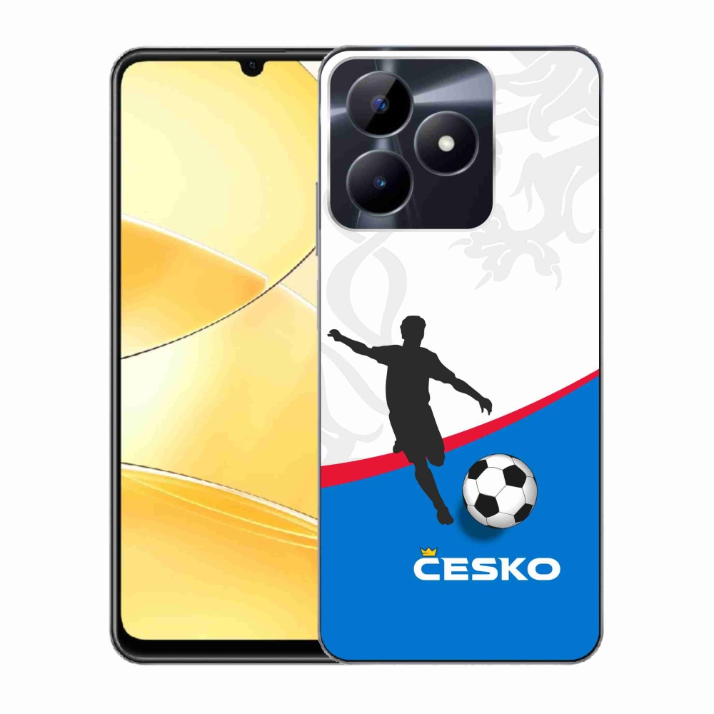Gélový kryt mmCase na Realme C51/C53 - futbal Česko 1