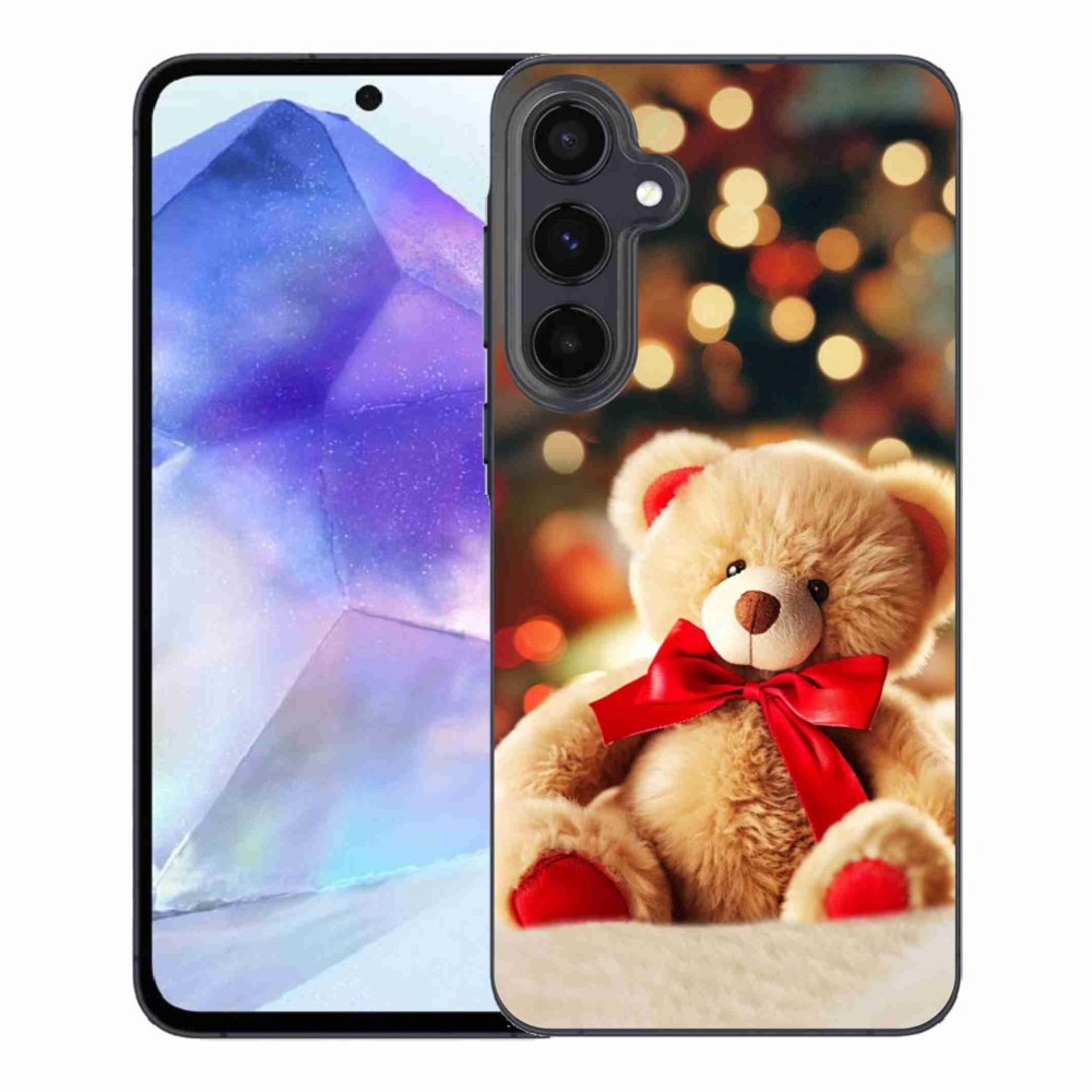 Gélový kryt mmCase na Samsung Galaxy A55 5G - plyšový medvedík