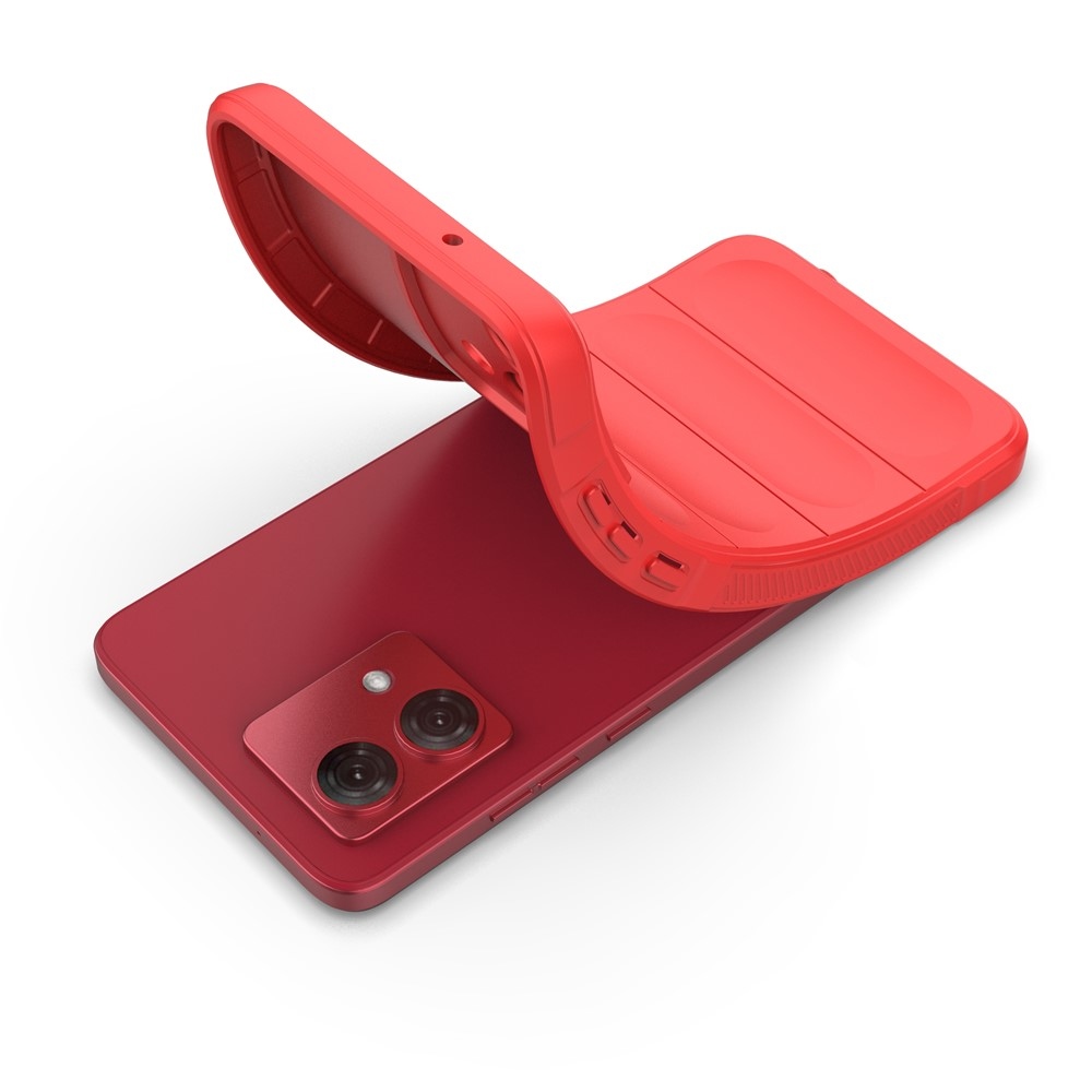 Rugg odolný gélový obal na Motorola Moto G84 5G - červený