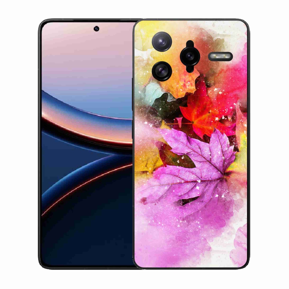Gélový kryt mmCase na Xiaomi Poco F7 Ultra - farebné listy