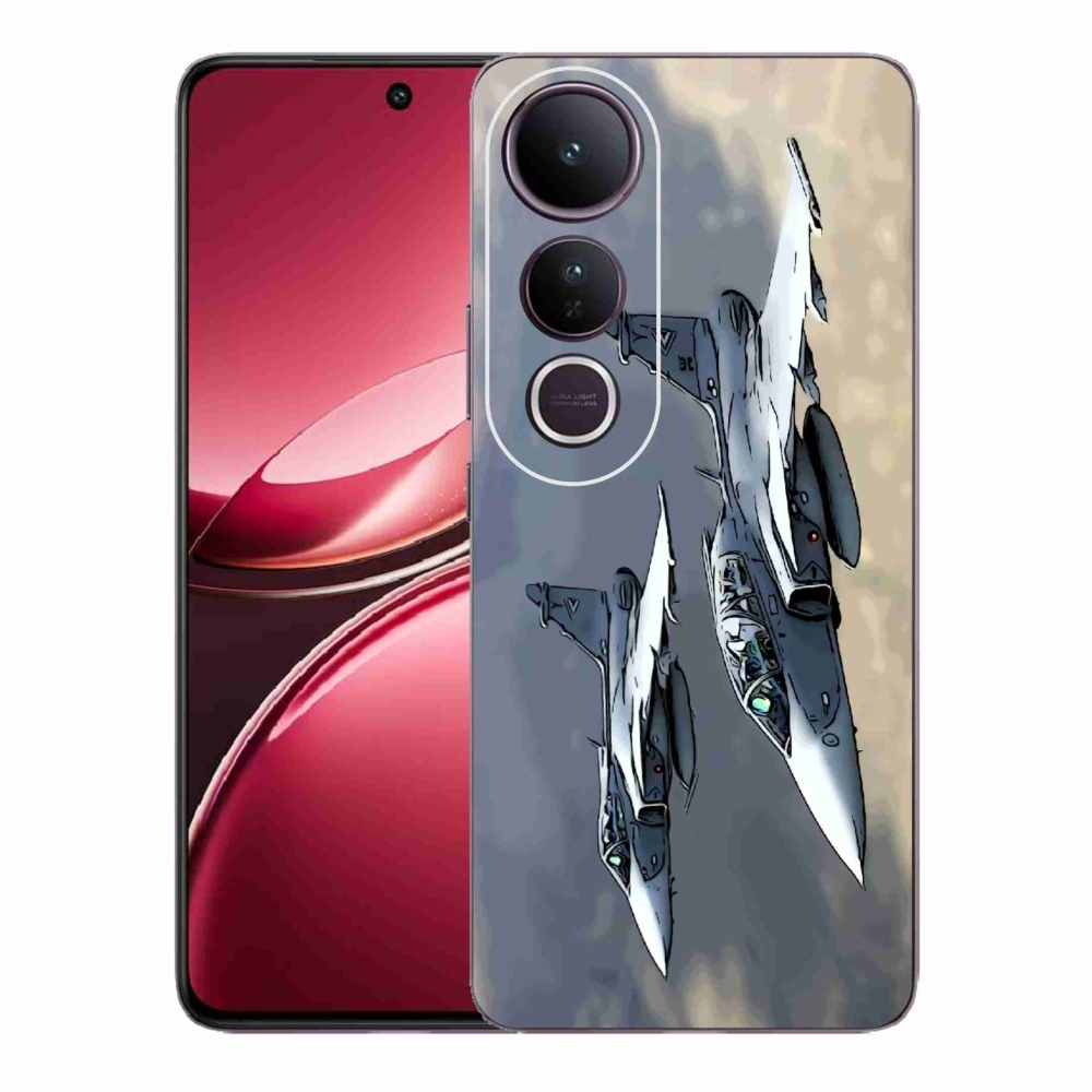 Gélový kryt mmCase na Vivo V50 Lite 4G/5G - stíhačky