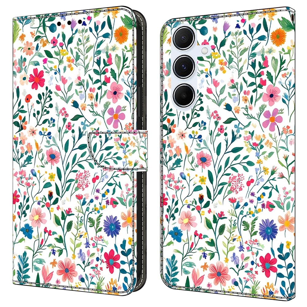 Firmly knižkové púzdro na Samsung Galaxy A17 5G/A26 5G - farebné kvety