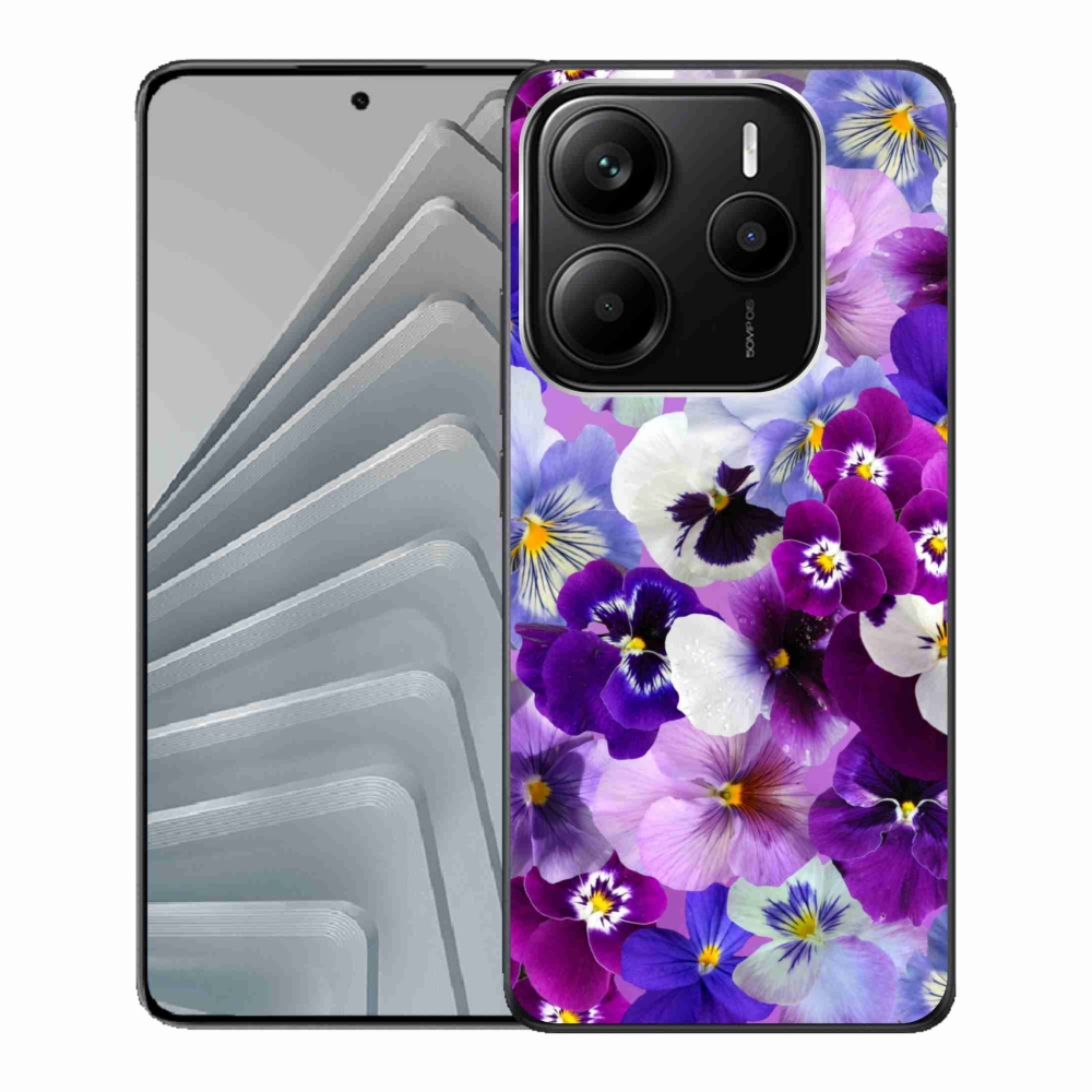 Gélový kryt mmCase na Xiaomi Redmi Note 14 5G - kvety 9
