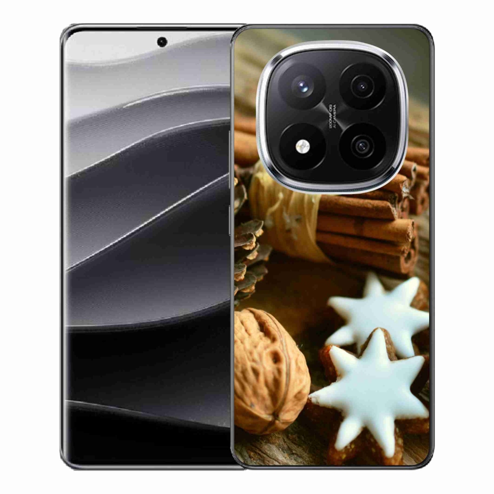 Gélový kryt mmCase na Xiaomi Redmi Note 14 Pro+ 5G - škorica a perníčky