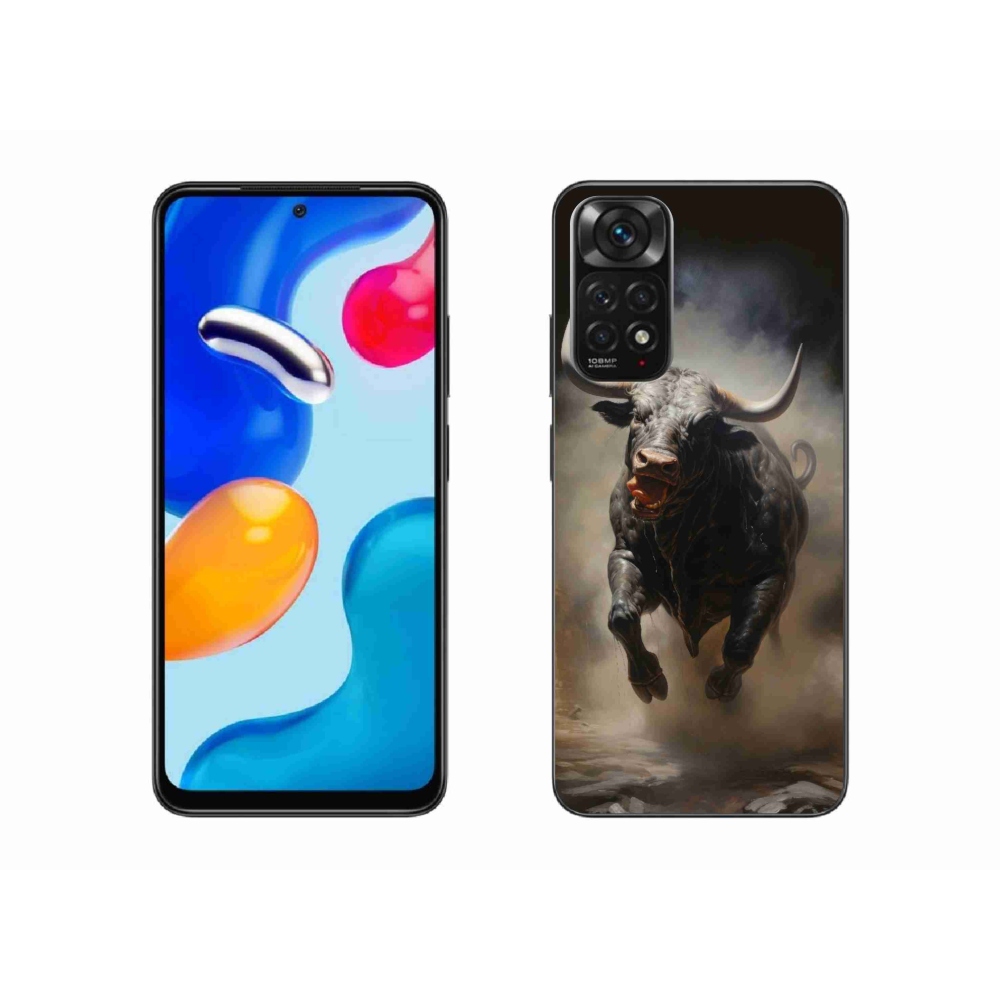 Gélový kryt mmCase na Xiaomi Redmi Note 11 4G - rozzúrený býk