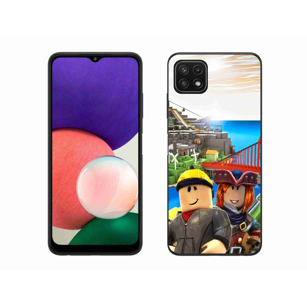 Gélový kryt mmCase na Samsung Galaxy A22 5G - roblox 1