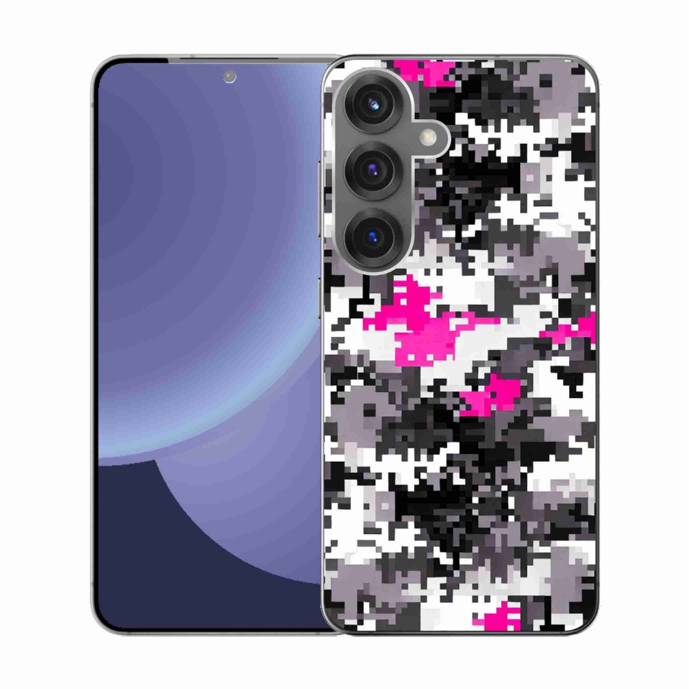 Gélový kryt mmCase na Samsung Galaxy S25 - maskáčový vzor 4