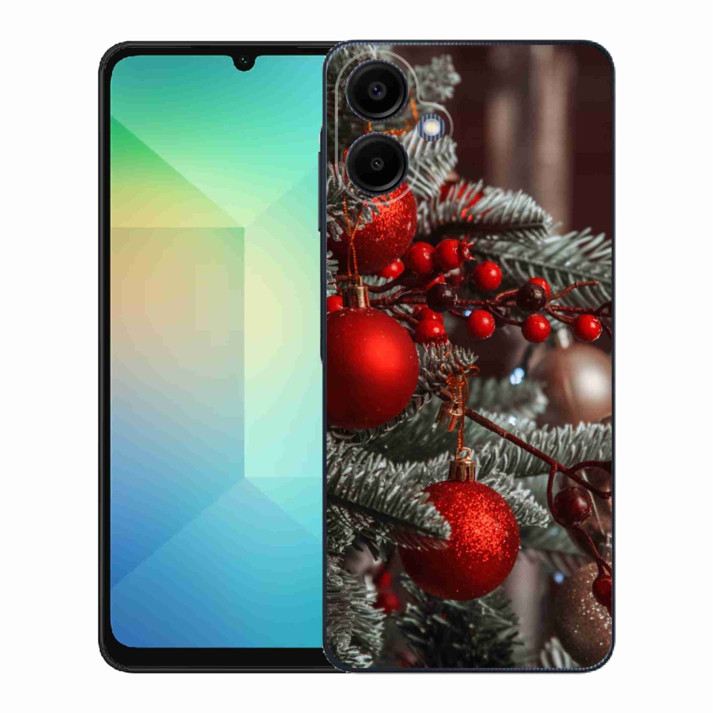 Gélový kryt mmCase na Samsung Galaxy A06 4G - vianočné ozdoby 2