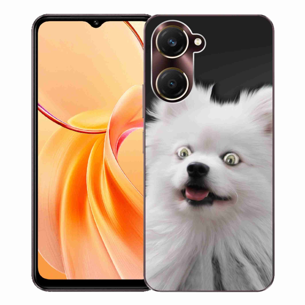 Gélový kryt mmCase na Vivo Y28s 5G - biely špic